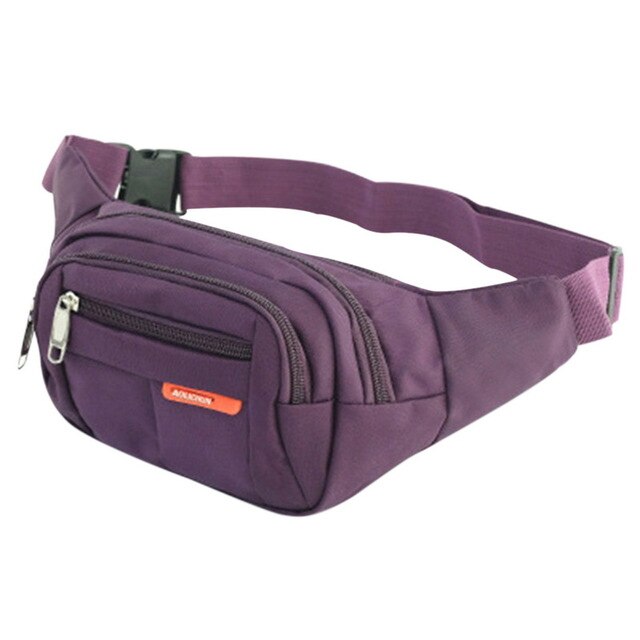 6 Colors Unisex Waist Men Women Bum Bag Travelling Phone Money Pouch Banana Bags Female Belt Bags