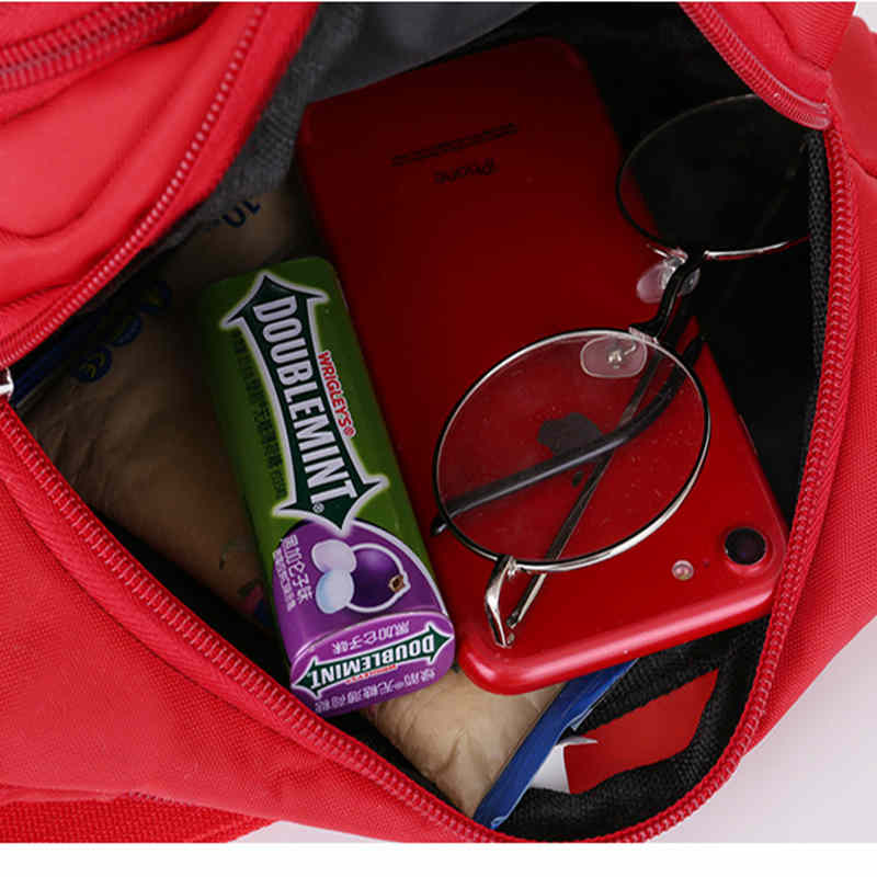6 Colors Unisex Waist Men Women Bum Bag Travelling Phone Money Pouch Banana Bags Female Belt Bags