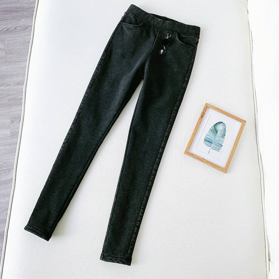 Women's denim leggings