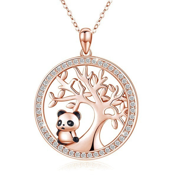 Panda pendant necklace