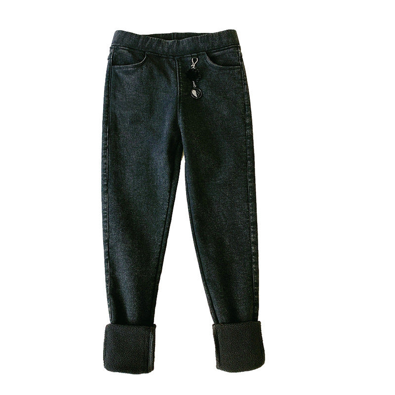 Women's denim leggings