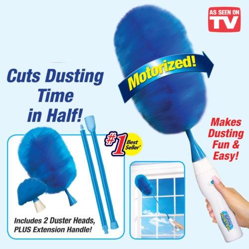 Spin Duster Motorized Dust Wand the Electric Duster That Removes Dust