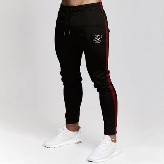 Autumn and Winter Men's New Sports and Leisure Light Plate Slim Fit Fitness Pants Men's Long Pants, Small Foot Strap Pants