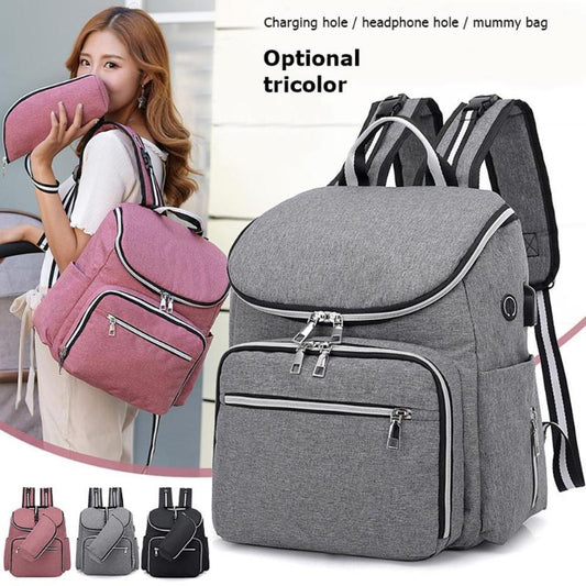 Fashion Maternity Diaper Bags Waterproof Mummy Nappy Bags Large Capacity Baby Care Nursing Bag Mother Multi-function Backpacks